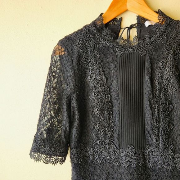 Etcetera Dresses & Skirts - Etcetera Black Lace Dress size 4